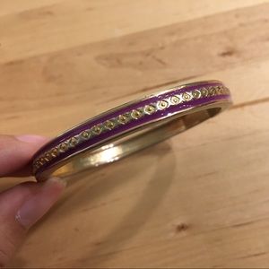 Bloomingdale's Purple and Gold Bangle